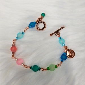 Copper Hand Designed Toggle Bracelet!